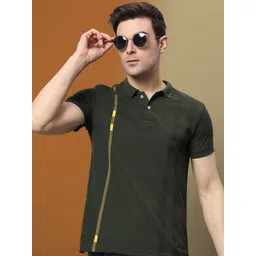 RELANE Men Printed Polo Collar Pockets T-shirt-picture-16