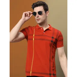 RELANE Men Striped Polo Collar Cotton T-shirt-picture-19
