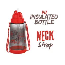 Reliance PLAST Kids Plastic Water Bottle with Straw, Sipper Bottle, Leak Proof, BPA Free, Food Grade, School & Picnic Bottle - Red (500ml)-picture-25