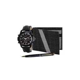 Relish Men Black Solid Accessory Gift Set-picture-39