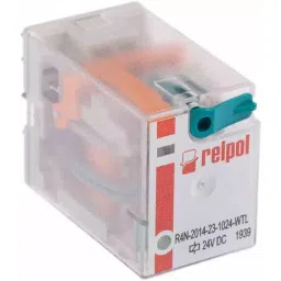 Relpol R4N Power Relay Plug In 4PDT Plug In 24 V DC 640 Ω, R4N-2014-23-1024-WTL-picture-26