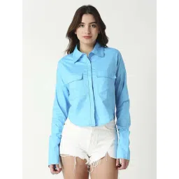 Remanika Blue Cotton Shirt-picture-25