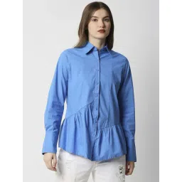 Remanika Blue Pure Cotton Shirt-picture-35