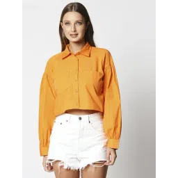 Remanika Orange Pure Cotton Shirt-picture-41