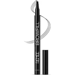 RENEE Browfill Eyebrow Pen - Black | Waterproof & Smudge-Proof | One Swipe Application | Micro Precision | Natural & Long-Lasting Finish | For Denser & Fuller Eyebrows | Easy to Use | Cruelty-Free-picture-16