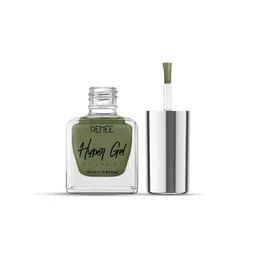 Renee Hyper Gel Long Lasting Nail Paint - 10ml - Olive Green-picture-28