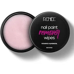 RENEE Nail Paint Remover Wipes, Easy & Hassle Free Nail Polish Removal, Keeps Nails Moisturized & Nourished, Acetone Free, Travel Friendly, Enriched With Vitamin E, Almond Oil & Glycerin, 50 Wipes-picture-46