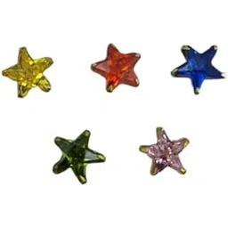 renu creation House Of Common Gold-Plated Plated Metal, Alloy, Brass, Tungsten Nose Stud (Pack Of 5) Gold::Multicolor-picture-43