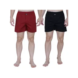 RENZ Pack Of 2 Mid Rise Carbon Finish Combed Cotton Boxers
RBX2113_M-picture-21