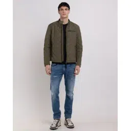 replay Classic Biker Zip-Front Soft Poly Oxford Jacket-picture-36