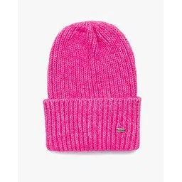 replay Men Recycled Ribbed Beanie with Turn-Up-picture-44