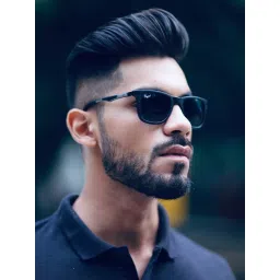 Resist Eyewear Black UV Protection Unisex Sunglasses image 3