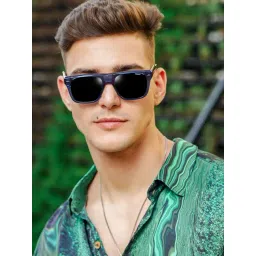 Resist Eyewear Black UV Protection Wayfarer Unisex Sunglasses-picture-14