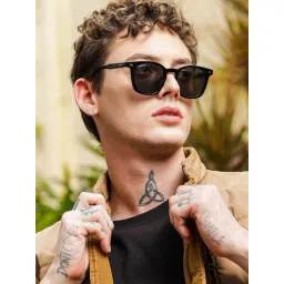 Resist Eyewear Black Wayfarer uv protected Unisex Sunglasses-picture-32