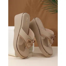 Retro Walk Wedge Sandals with Bows-picture-15