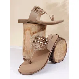 Retro Walk Women Embellished Mules Flats-picture-20
