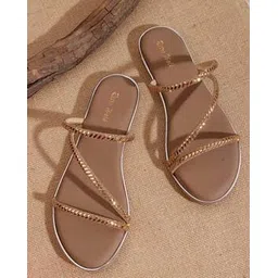 retro walk Women Embellished Slip-On Flat Sandals-picture-41