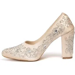 rettrose The Estelle Silver Hand Embellished Luxury Heel-picture-28