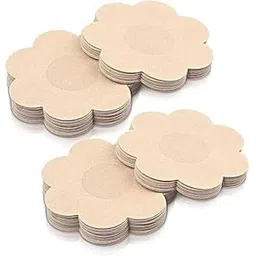 Reusable & Disposable Nipple Covers for Women | Invisible, Skin-Friendly Pasties for Bra-Free Comfort | Sweatproof, No-Show Breast Petals for Dresses & Tops (Skin Color)-picture-32