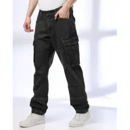 rev-verse Men Relaxed Fit Cargo Jeans-picture-27