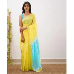 revangi Women Cotton Silk Saree With Blouse Piece -picture-15