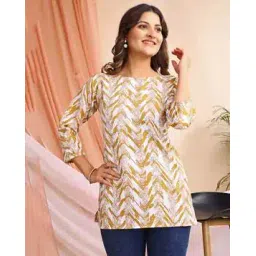 revangi Women Printed Round-Neck Tunic-picture-41