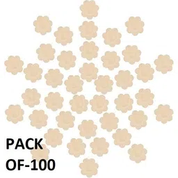 revatakg 100 Pcs Cotton Nipple Covers Disposable Nipple Breast Covers for Women Breast Nursing Breast Pad-picture-16