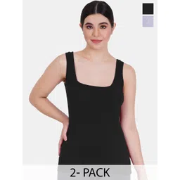 Reveira Pack Of 2 Non Padded Camisoles-picture-30