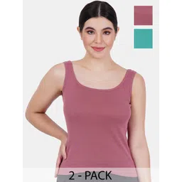 Reveira Pack Of 2 Non Padded Camisoles-picture-39