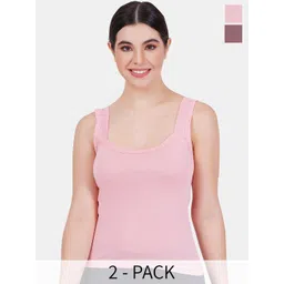 Reveira Pack Of 2 Non Padded Camisoles-picture-33