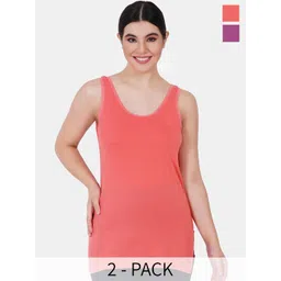 Reveira Pack Of 2 Non Padded Camisoles-picture-11