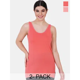 Reveira Pack Of 2 Non Padded Camisoles-picture-38