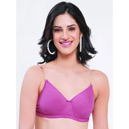 Reveira Women Dry Fit Medium Coverage Lightly Padded Seamless Plunge Bra-picture-15