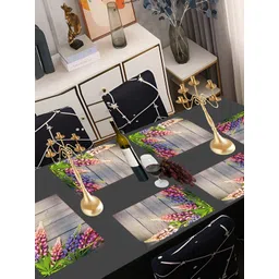 REVEXO 6 Pieces Grey Printed Table Placemats-picture-20