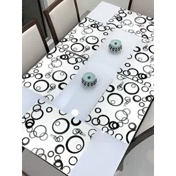 REVEXO Black & White 6 Pieces Printed Rectangular Table Placemats-picture-19
