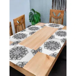 REVEXO Black & White 6 Pieces Printed Table Placemats image 1