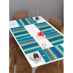 REVEXO Blue 6 Pieces Printed Table Placemats-picture-41