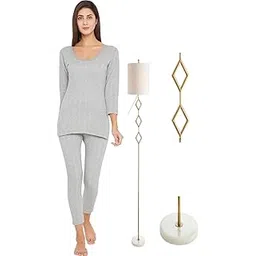 revexo Ladies Thermal Inner wear Set for Winter 3/4th Sleeves Top and Trouser/Female Thermal/Ladies Thermal Set-picture-13