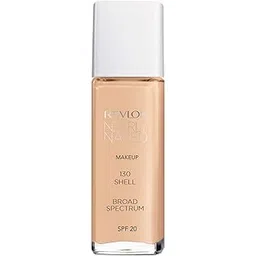 Revlon Nearly Naked Make Up Spf 20 Liquid Foundation, Shell Natural Finish-picture-16