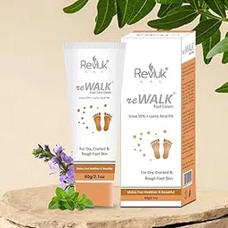 Revluk-Rewalk Foot Cream- Foot Cream For Rough Dry and Cracked Heel & Feet Cream For Heel Repair | Herbal Foot Care Moisturiser | 60 gm-image-46