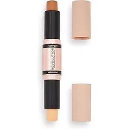 Revolution Fast Base Contour Stick Medium For Face Shaping, Long Lasting & Waterproof Contour Sticks Kit for Non-greasy Face Makeup (Medium) Paraben & Cruelty Free-4.8g-image-3