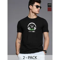 REYA Men Typography 2 Applique T-shirt-picture-22