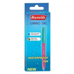Reynolds Lumino Gel Pen 0.6 mm Needle-Point Blue (Set of 10)-picture-34