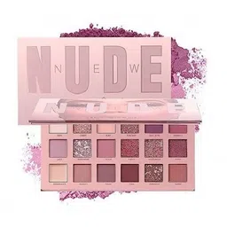 rezmay Beauty 18 Color Matte + Shimmer Nude EyeShadow Eye Shadow Palette-F 18 g-picture-14