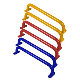 REZNOR 19" Long Metal Playground Safety Jungle Gym Handle Monkey Bars for Kids Backyard (Set of 6)-picture-16