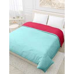 RF RELAXFEEL Maroon & Blue Heavy Winter 233 GSM Double Bed Quilt-picture-26