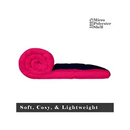 RF RELAXFEEL Pink & Blue Geometric Heavy Winter 233 GSM Double Bed Comforter-picture-33