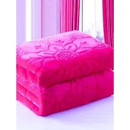 RF RELAXFEEL Pink Ethnic Motifs Heavy Winter 300 GSM Double Bed Blanket-picture-21