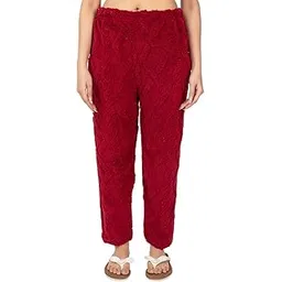rg by s.s. clothing RG BY SS CLOTHING Winter Wear Causal Wear Soft & Warm Straight Fit comfortable Lower Wool Fabric Solid Pyjama for Women's and Girls (Self-Lower)-picture-40