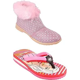 rgk SPC Long Shoes Mary Jane Shoes Sandals Slippers Booties for Baby Girls of 3 Years | 4 Years | 5 Years | 6 Years | 7 Years | 8 Years | 9 Years-picture-31
